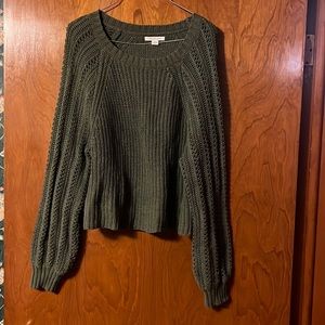 Green American Eagle sweater. Size medium.